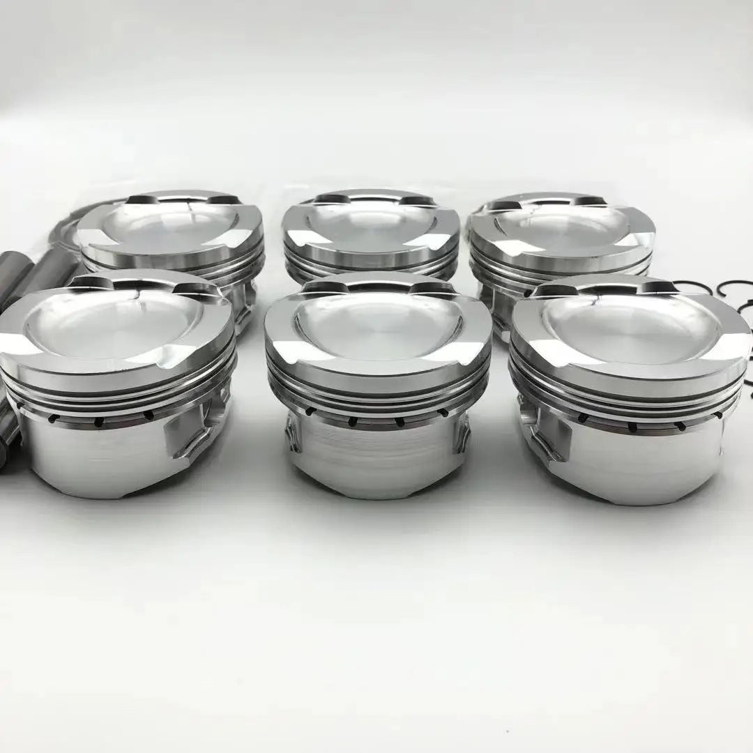 Pistoni Forgiati Della Migliore Qualità 84Mm N54 Pistoni Forgiati Con Perni E Anelli Per Bmw N54 N54B30
