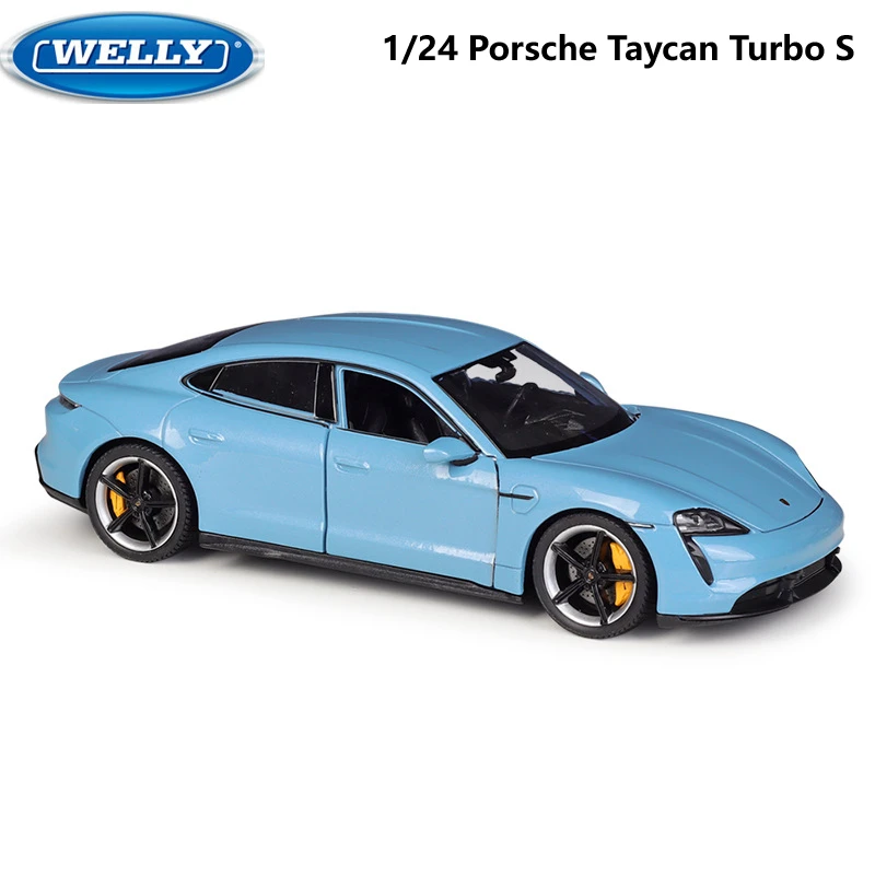 WELLY Diecast 1:24 רכב פורשה Taycan 
