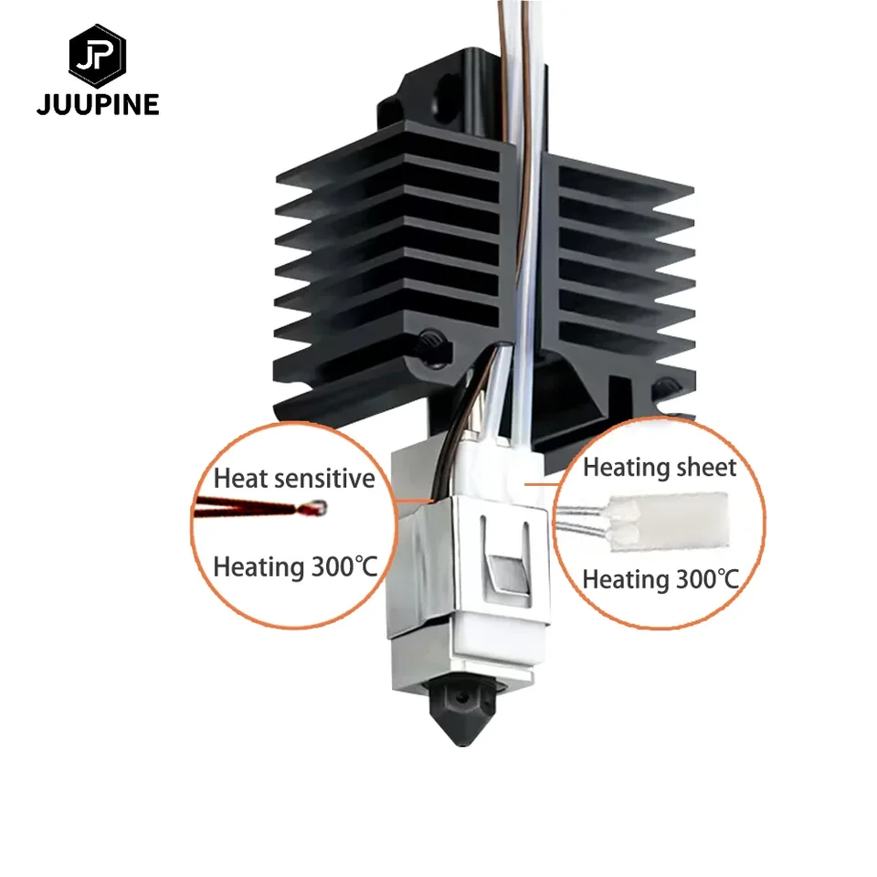 Hotend Per Bambu Lab X1C/X1E - Testina Di Stampa 24V 48W Con Ugello 0.4mm - Foto 5