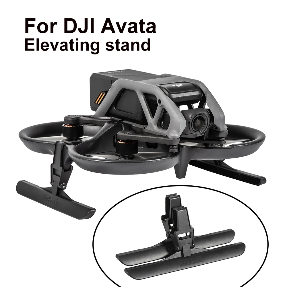 

For DJI Avata Quick Release Foot Rest Foldable Elevated Landing Gear Anti Fall Buffer Training Gear For DJI Accessories