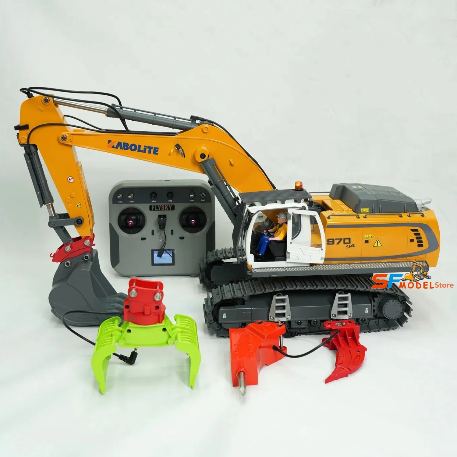 KABOLITE K5901 RC Excavator 1/18 K970 RC Excavator Electric Metal