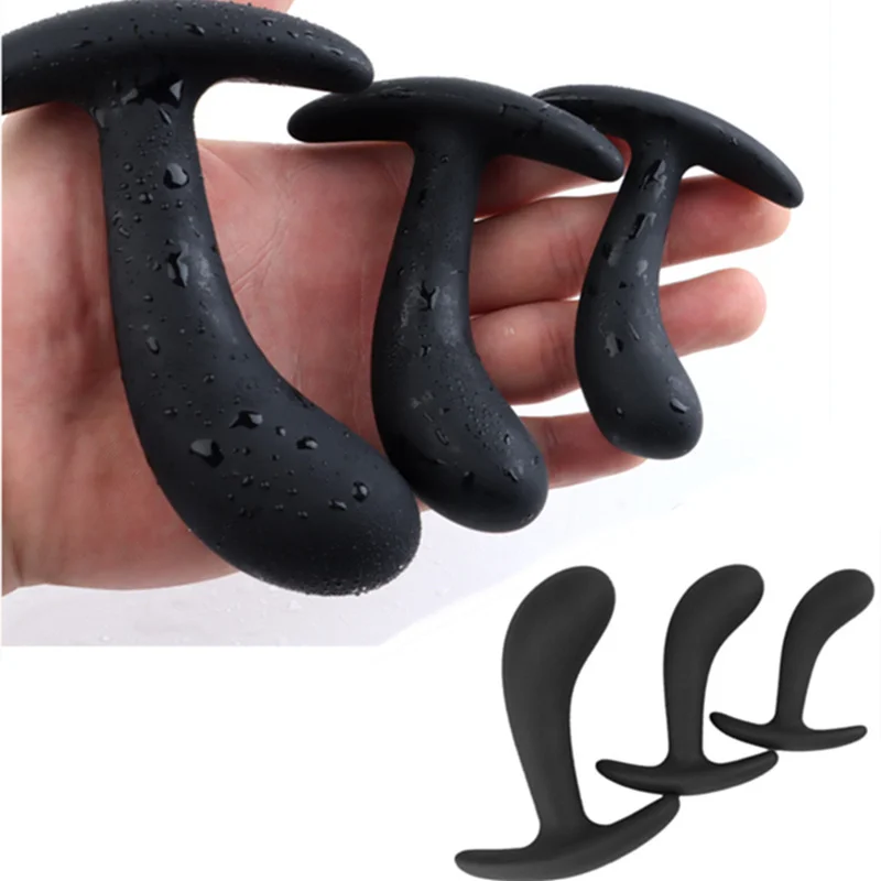 Soft Silicone Anal Butt Plug For Prostate Stimulation And Massage_voghion.com