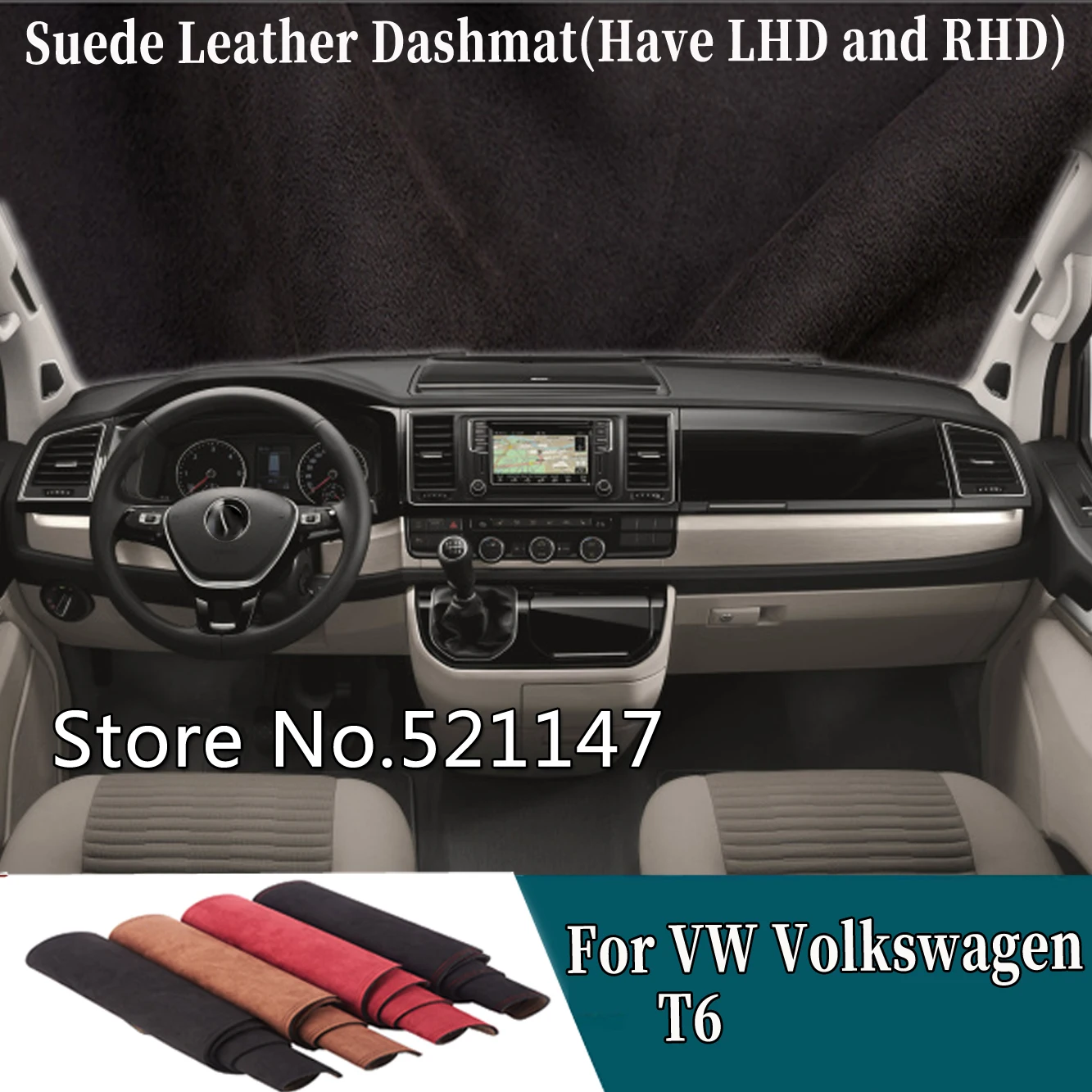 SuedeLeatherDashmatDashboardCoverDashMatAccessoriesFor