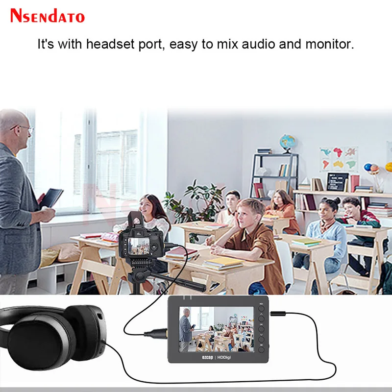 Ezcap277 HDDigi HDMI USB2.0 Recorder Video Game capture Card Box Support playback Micro SD card USB flash For live Streaming