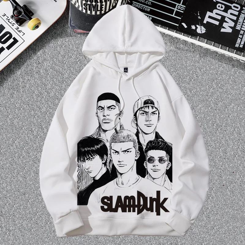 Anime The First Slam Dunk Movie 2022 Manga Slam Dunk Cosplay Felpa Con Cappuccio Hip Hop Graphic Felpa Streetwear Harajuku Tuta