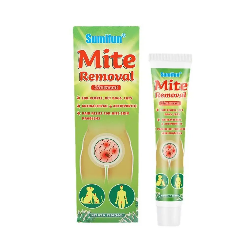 Mite Removal Ointment Anti Itching Scabies Kill Head Lice Treatment Care Cream Mite And Lice Care Cream Support