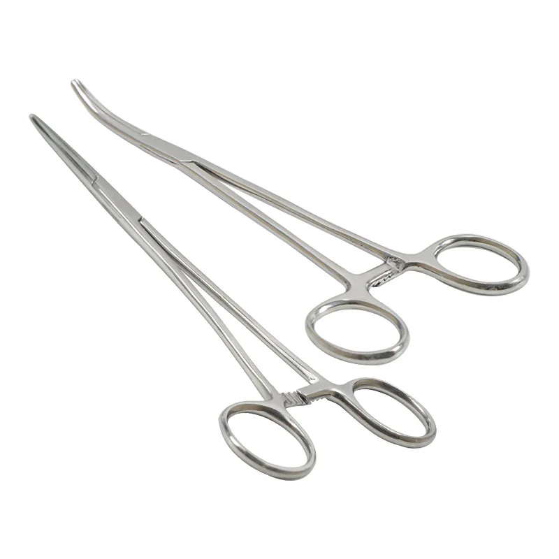 Pince dégorgeoir courbée acier inoxydable F04 accessoires pêche extraction hameçons équipement sport