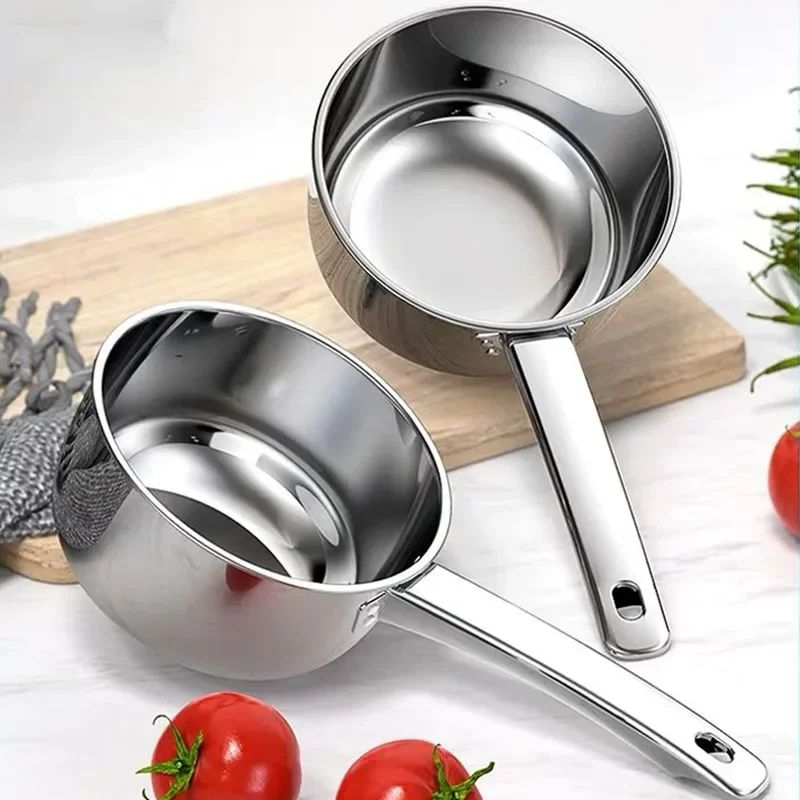 New Stainless Steel Non-stick Pan Noodle Pot Kitchen Accessories Milk Pot Aluminum Pot Tableware Pan Home Cooking Tools Hot Pot