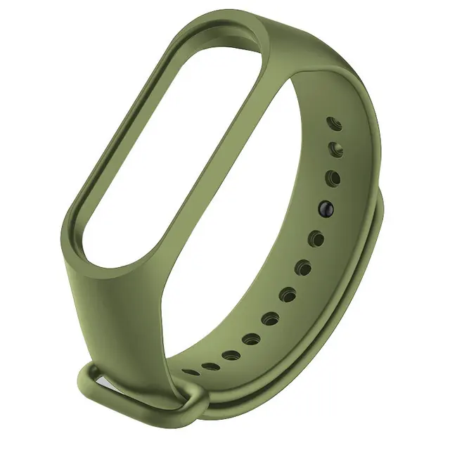 Strap for Xiaomi Mi Band 6 5 4 3 Sport Bracelet watch Silicone wrist strap For xiaomi mi band 3 4 5 bracelet Miband 4 3 5 Strap ArmyGreen