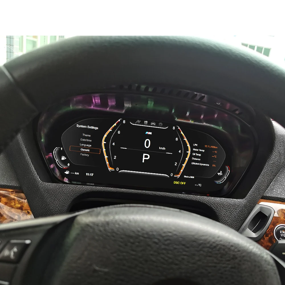 Digital Cluster For BMW 5 Series E60 E61 E63 E64 LCD Instrument ...