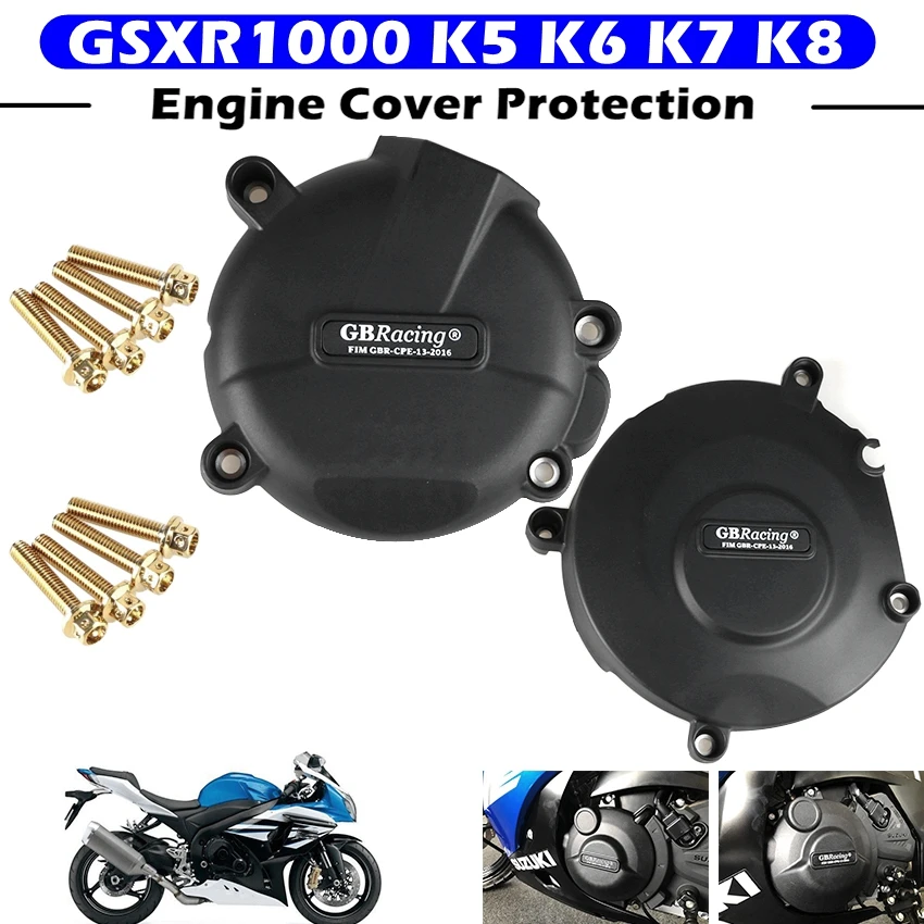 Motorcycle Engine Cover For SUZUKI GSXR1000 2005-2008 K5-K8