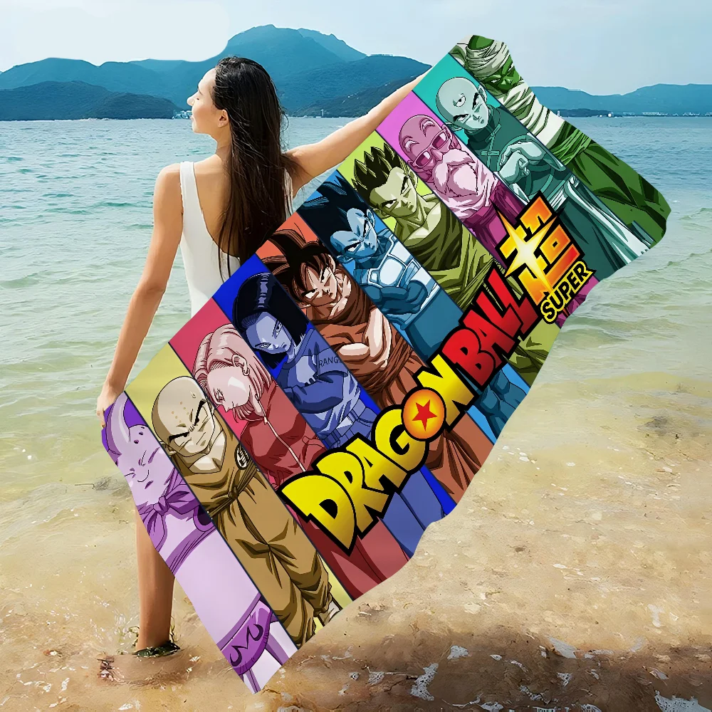 Anime D-Dragon B-BallS Beach Towel Colorful Bath Towels for Girl Microfiber Quick Dry Custom Sand Free Beach Yoga Spa Gym Pool 5