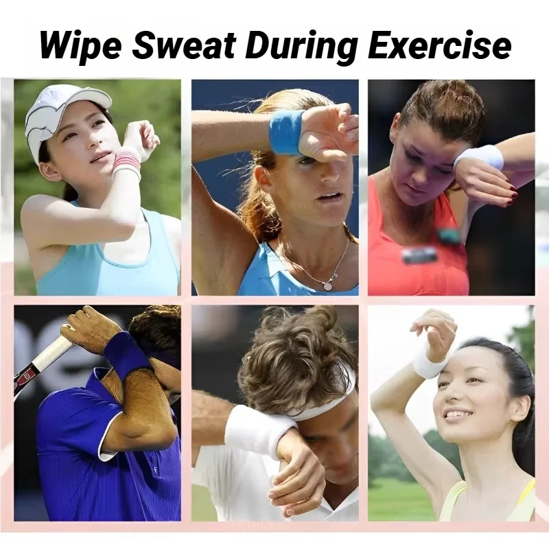 Sports Wristbands – Sweat-Absorbing Tennis & Fitness Wrist Guard 2