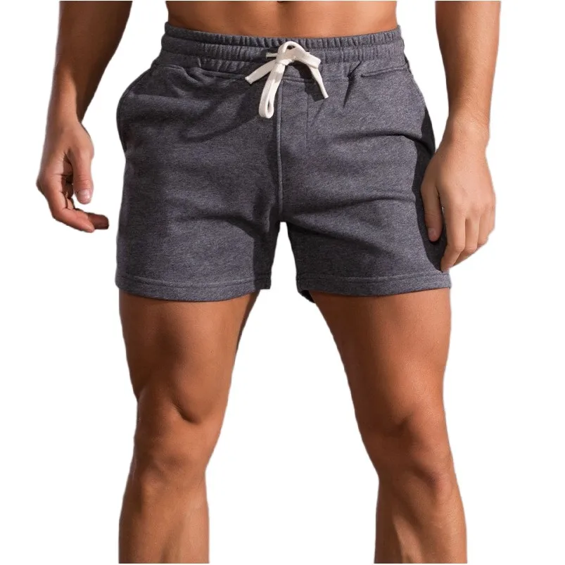

High Quality Running Shorts Men Cotton Casual Knitted Sport Jogging Fitness Shorts Quick Dry Fashion Male Short Pants