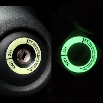 Luminous Ignition Key Ring Sticker 1