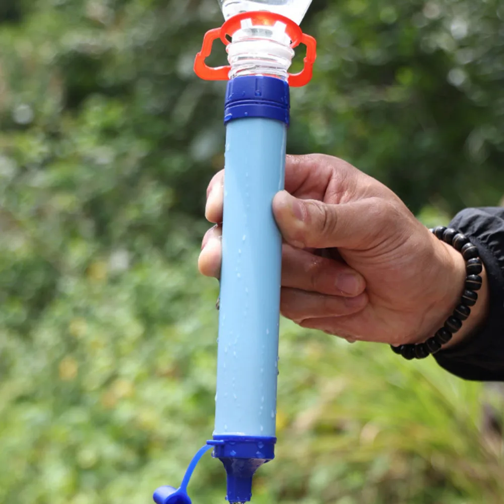 Outdoor Water Purifier Camping Hiking Emergency Life Portable Purifier Water Filter Suitable for Streams, Lakes Outdoors Camping