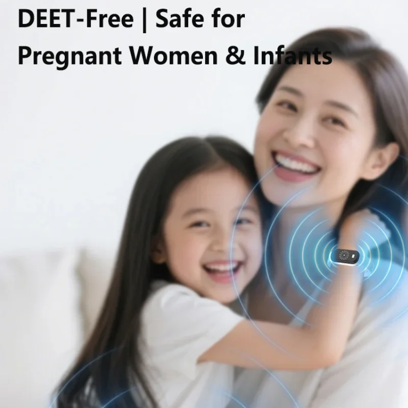 레노버 초음파 모기 퇴치 팔찌 모기 퇴치 밴드 성인과 어린이를 위한 모기 퇴치 팔찌 시계