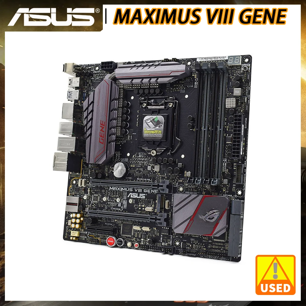 Asus Rog Maximus Viii Gene Intel Z170 Lga 1151 Motherboard Asus Rog Maximus Viii Gene Ddr4 64gb Intel Z170