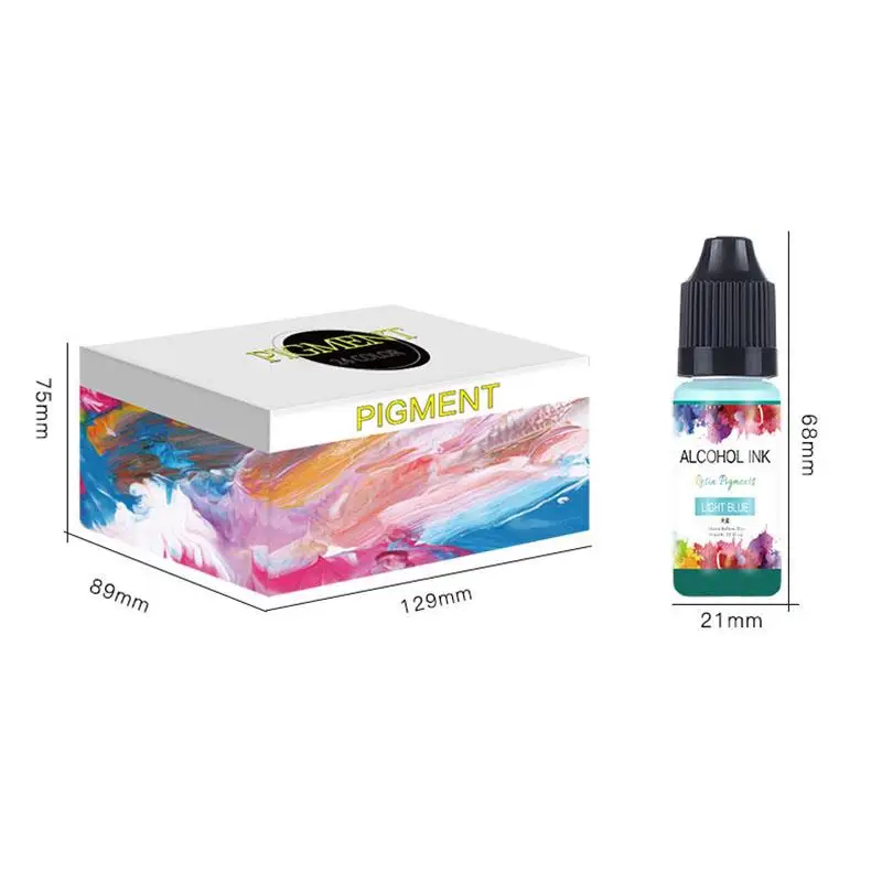 Vibrant UV Resin Pigment Dye for Epoxy Crafts & Jewelry Making