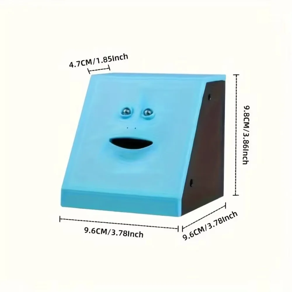 Save Money Face Coin Bank Storing Children's Toys Plastic Money Eating Coin Bank Storage Box Chewing Box for Kids