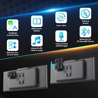 Develuck nouveau 11.26 pouces 4K DVR sans fil CarPlay et Android Auto Portable Dash Cam écran de voiture enregistreur vidéo 5G WIFI Navigation 3