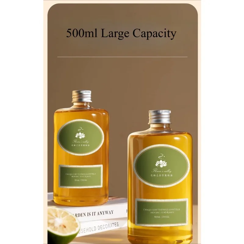 Fragrance Oil for Reed Diffuser, Home Fragrance Refill, Shangri-La, Hilton, Jasmine, Bergamot Citrus, 500ml