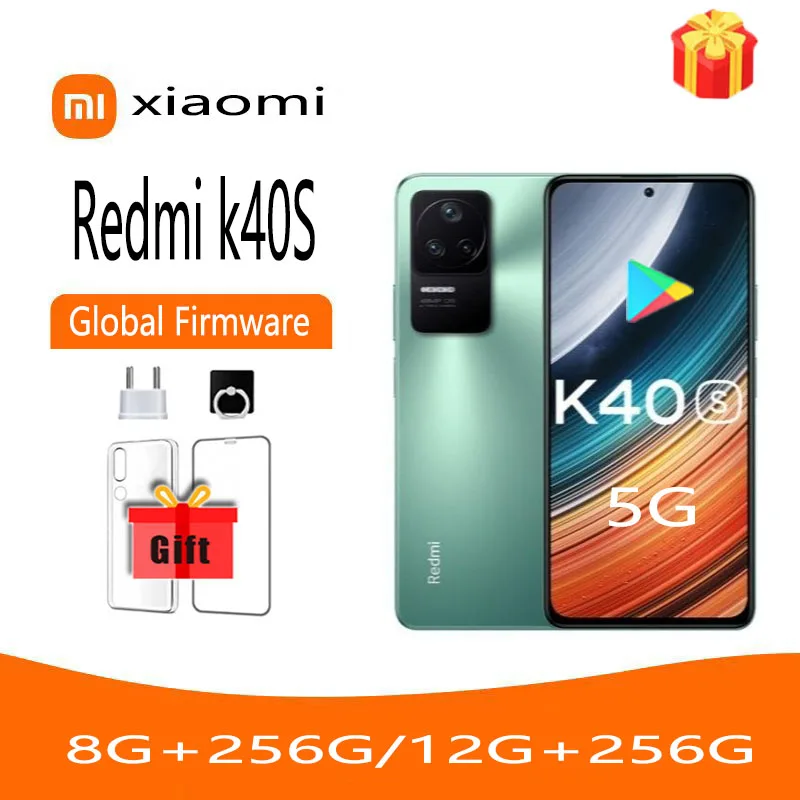 5G Redmi K40S 12G 256G Qualcomm Snapdragon 870 Global Firmware Smartphone 6.67 Pollici