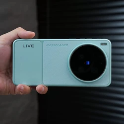 Elegant Leather Double Splicing Fashion Phone Cover - High - Quality Anti - Fall Design for Vivo X300s (SKY BLUE)