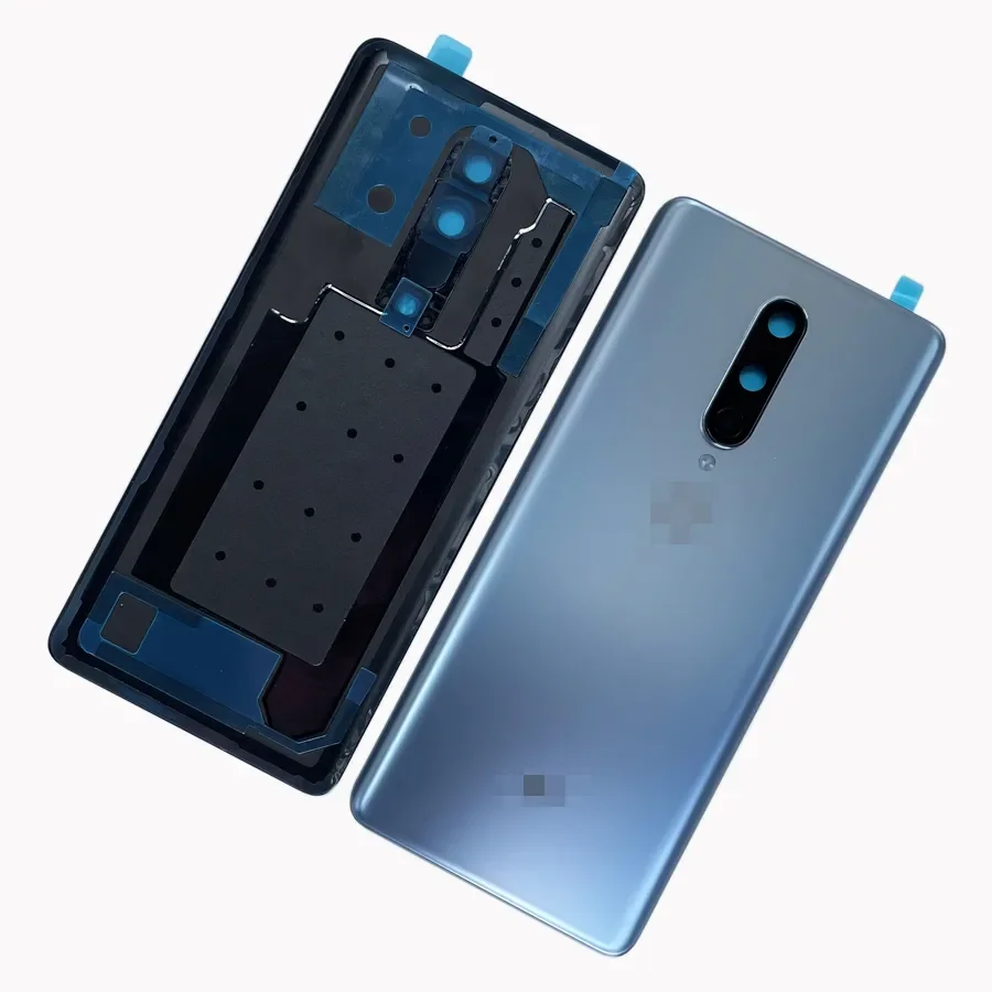OnePlus 8 용 후면 유리 커버, 배터리 커버, 하드 백 문짝 뚜껑, 후면 하우징 패널 케이스, 카메라 렌즈 교체,  신제품