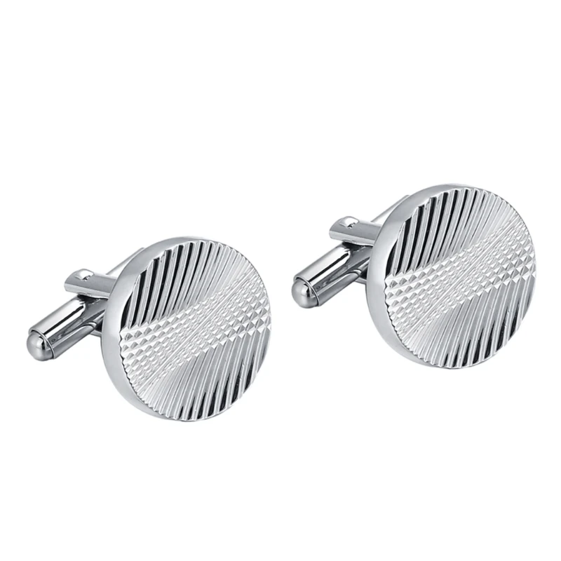 

652F Gentleman Regular Cufflinks Formal Uniform Accessories Tuxedo Cuff Links Neckwear Cufflinks Classical Jewelry Gift