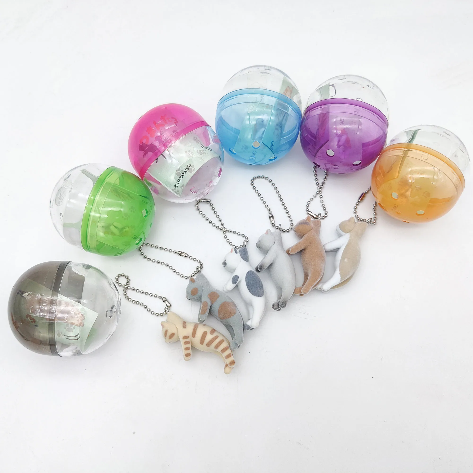 Qualia capsule toy Tsumada Neko 3 mascot flocky pinch cat ball