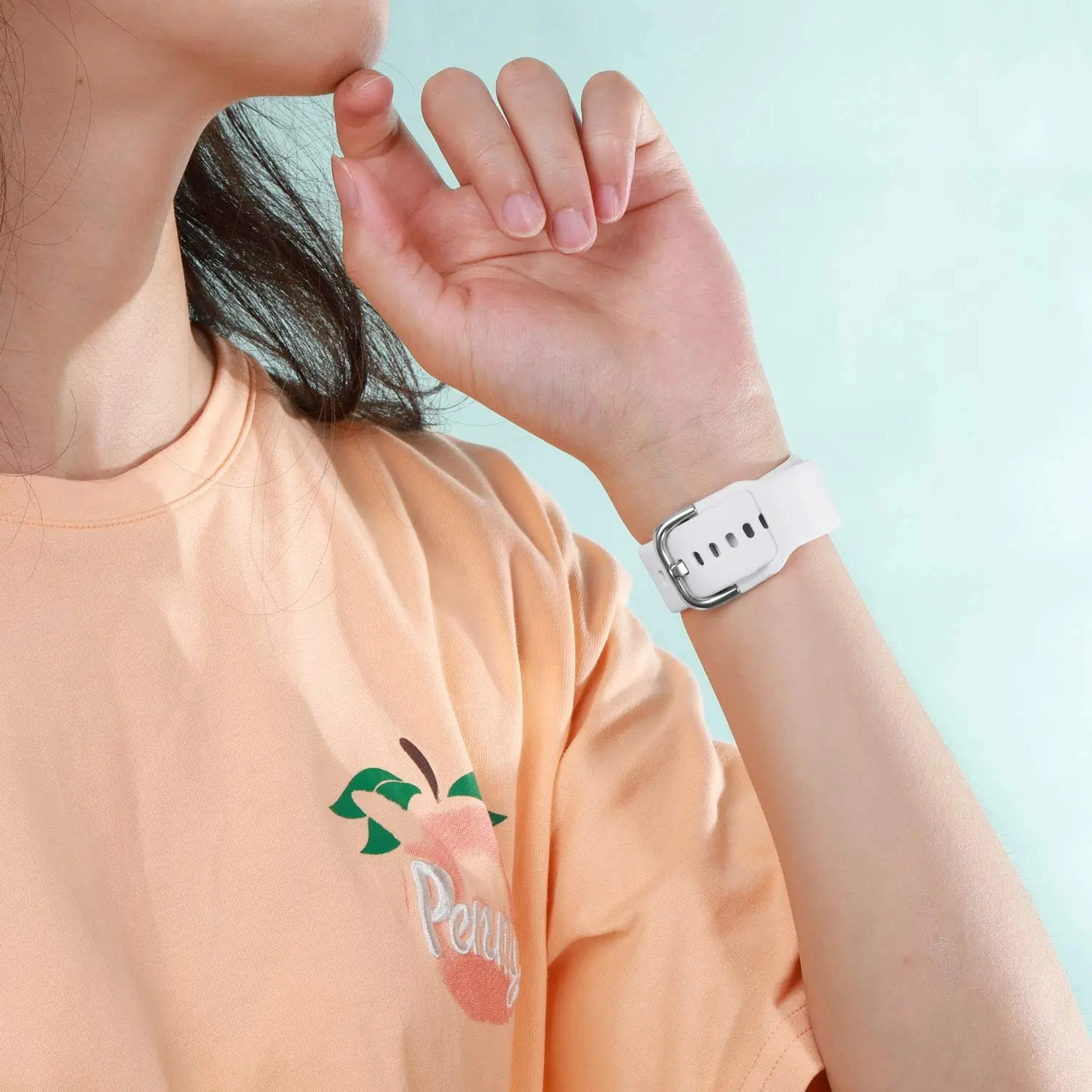 Versatile Silicone Smartwatch Band - 20mm/22mm Strap, Multiple Color Options