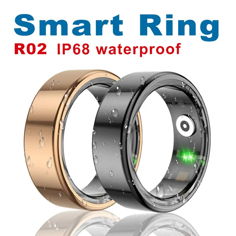 R02 Smart Ring Blood Oxygen Health Tracker Military Grade