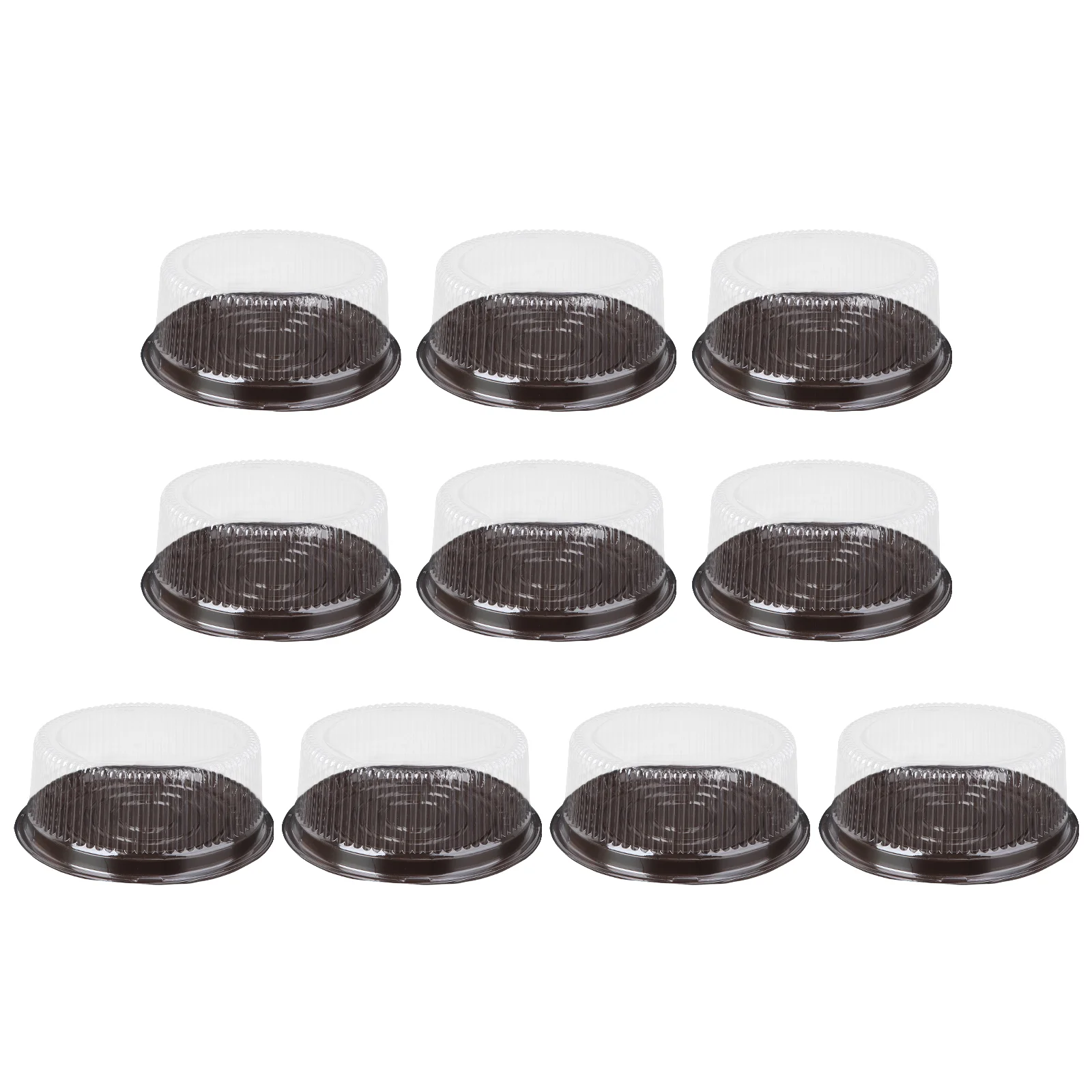 

Circular Cake Box Inch Transparent Plastic Cake Pastries Box Cupcake Muffin Dome Holders Cases Boxes Cups Blister Box