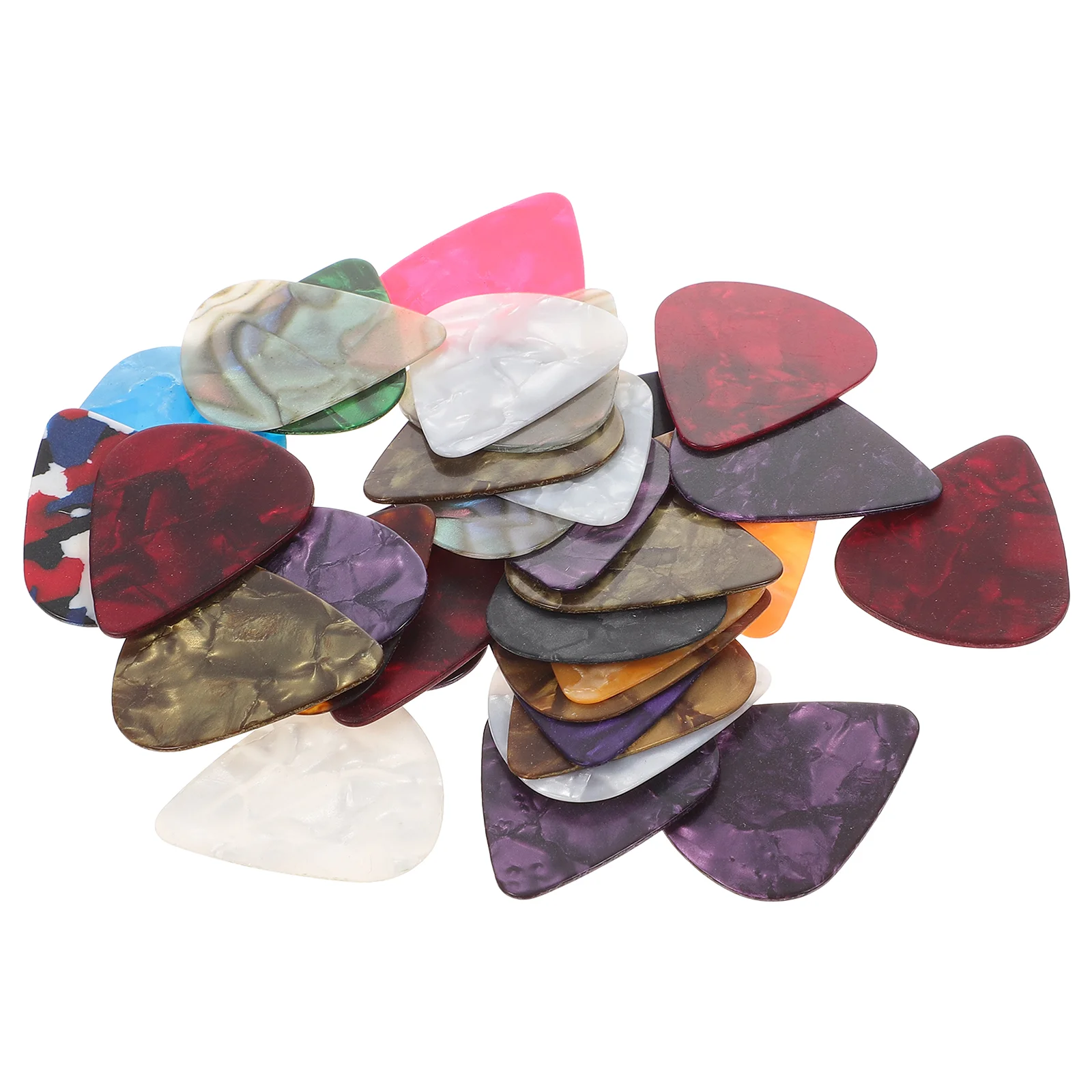 

32 Pcs Music Stands for Acoustic Practical Parts Portable Medium Bass Celluloid Ukulele Plectrum