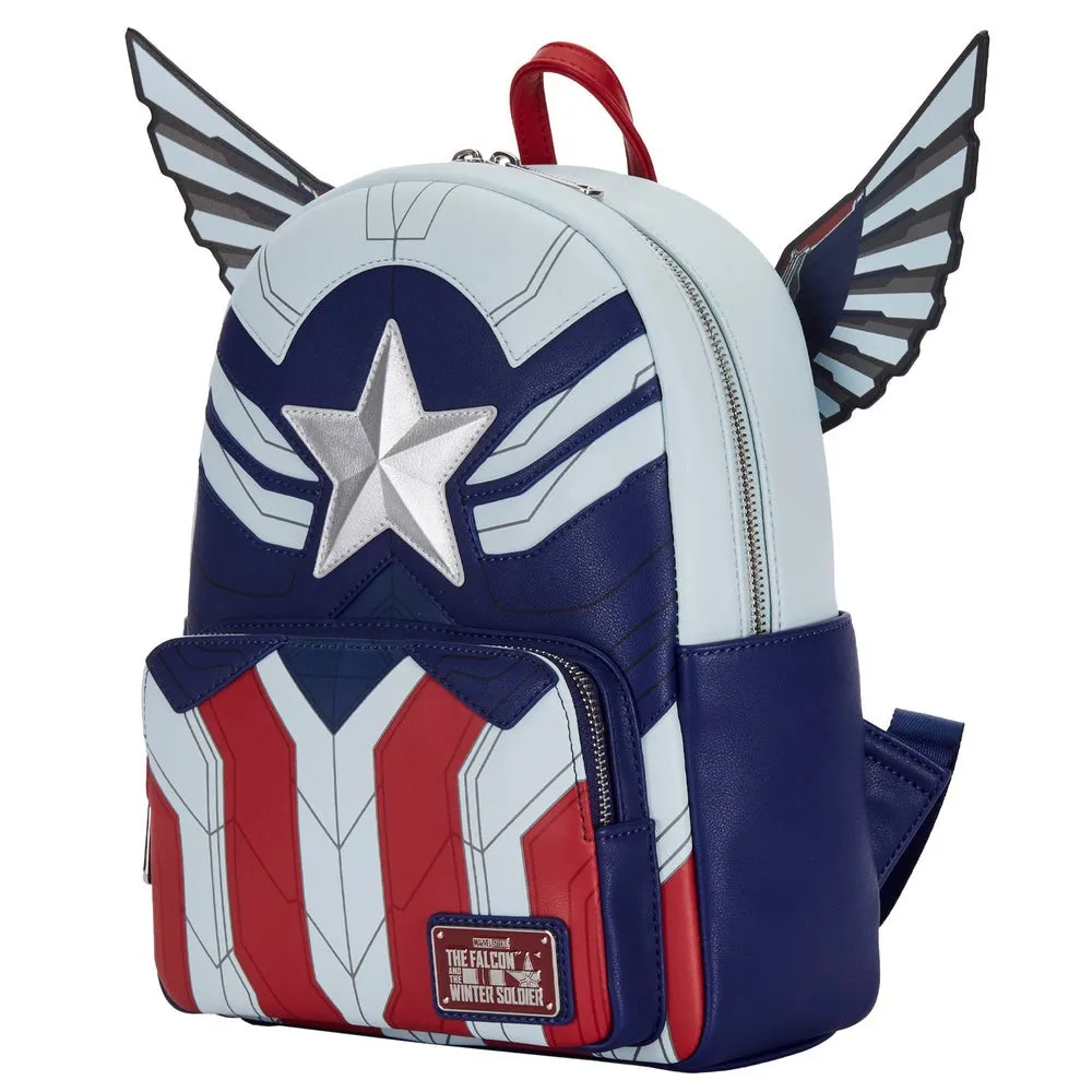 MINISO Authentic Disney Loungefly Marvel Marvel Surrounding Falcon Captain America Falcon Backpack Backpack Cosplay
