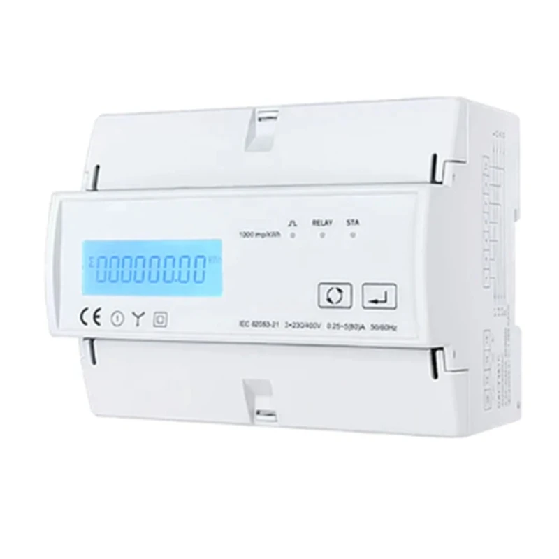 

3 Phase Energy Meter Kwh Power Monitor Wattmeter Tuya App Remote Switch On OFF 3X110/190V 230/400VAC