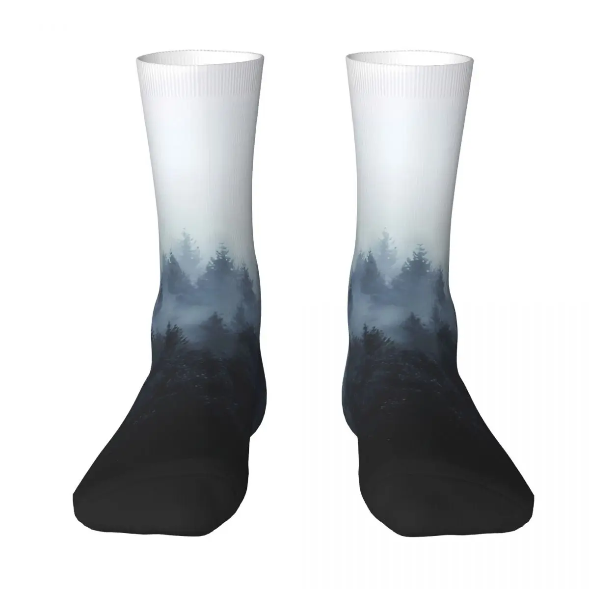 

High And Low Sock Socks Men Women Polyester Stockings Customizable Hip Hop