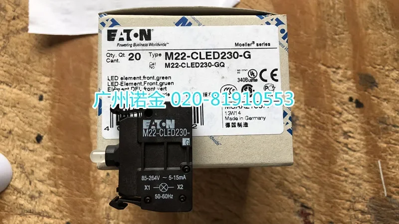 

EATON M22-CLED230-G 220V 100% new and original