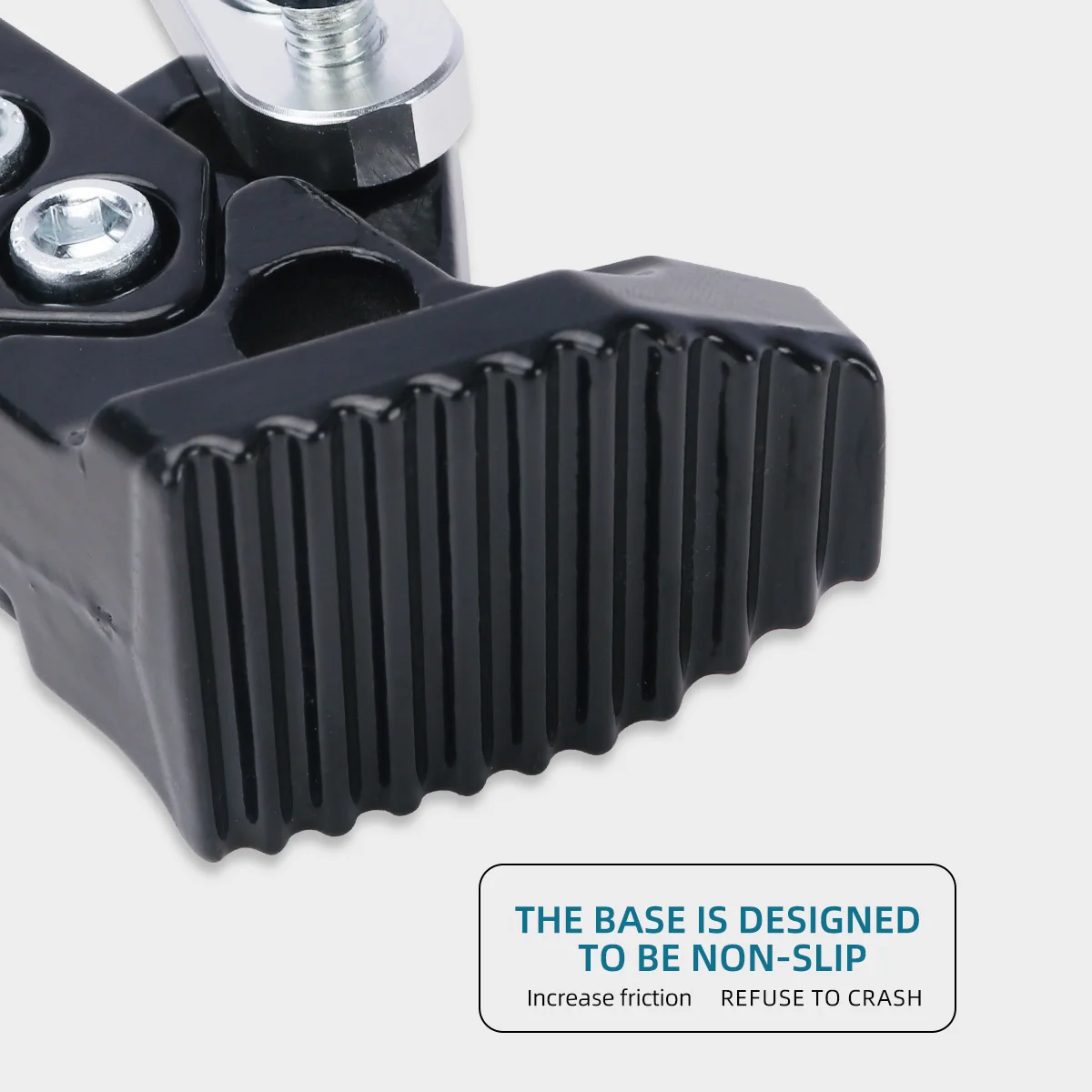 1x Motorcycle CNC Adjustable Kickstand Foot Side Stand for