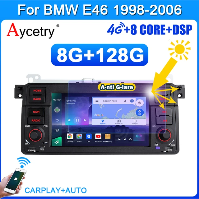 Pantalla Android BMW SERIE 3 E46 PX5 DSP 64G CarPlay & Auto GPS 4G DAB+  WiFi 
