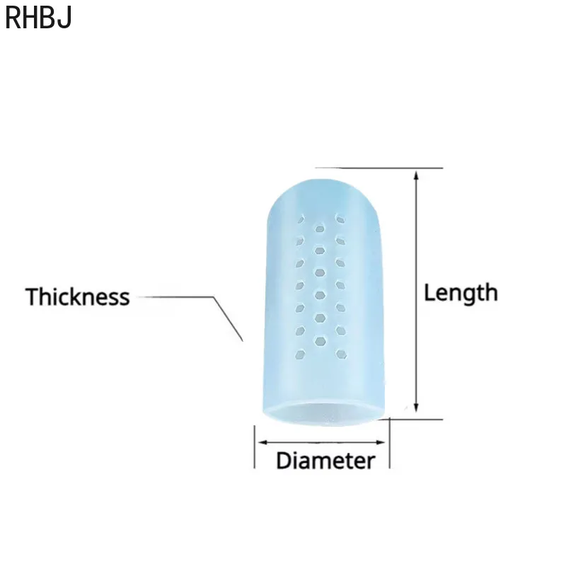 RHBJ Breathable Silicone Toe Caps for Foot Care