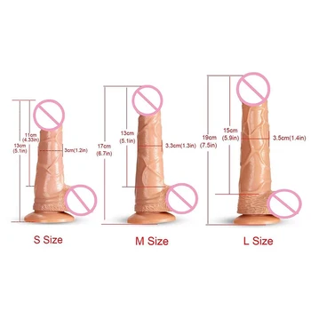 Realistic Huge Penis Dildo 18 Sexy Toys Torture Sex Dildos sex toys vibrator Mannen Bondage Women Adult sex toys Vibrators Toy 3
