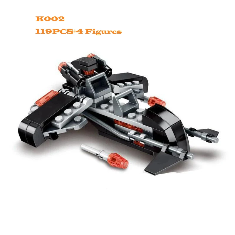 Creative MOC Fighter Building Blocks Kit - Educational Toy Set