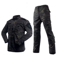 Airsoft-Conjunto de ropa táctica de Paintball para hombre, uniforme militar, camuflaje de combate táctico, ropa de caza, trajes impermeables de Camping, novedad