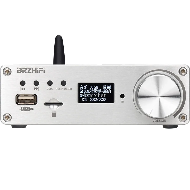 

Nvarcher TPA3250 lossless HIFI amplifier 130W*2 Stereo Bluetooth 5.0 /U disk/TF card/FM/USB digital audio decoding playback