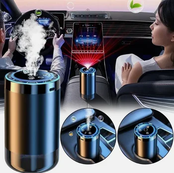 Diffusore di Aromi Intelligente per Auto, Profumo Oceanico, Decorazione, Spray Automatico, Umidificatore di Alta Gamma con Luce