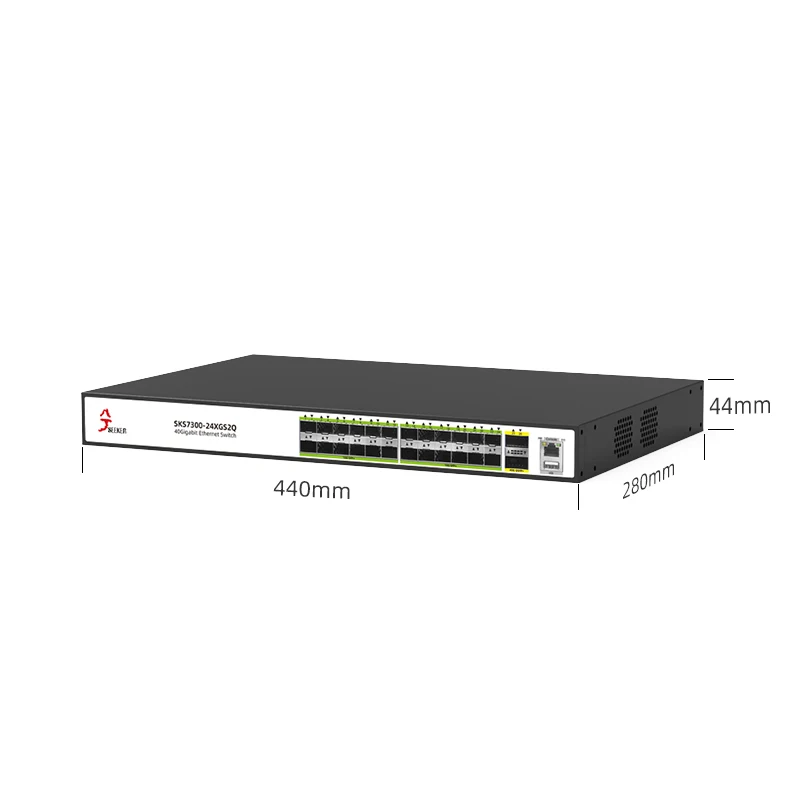 XikeStor 8 Port 10G SFP+ L2+ Managed Ethernet Switch, Multi Gigabit Network  Switch, Ethernet Splitter High Speed, Ethernet Hub, Metal Housing