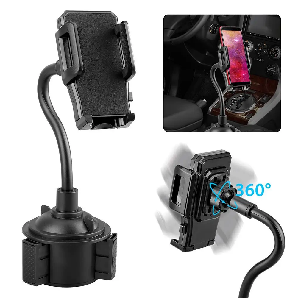 

Cup Holder Phone Mount For Car Adjustable Stable Long Arm Cell Phone Holder Cradle Universal Navigation Rack Dropshipping