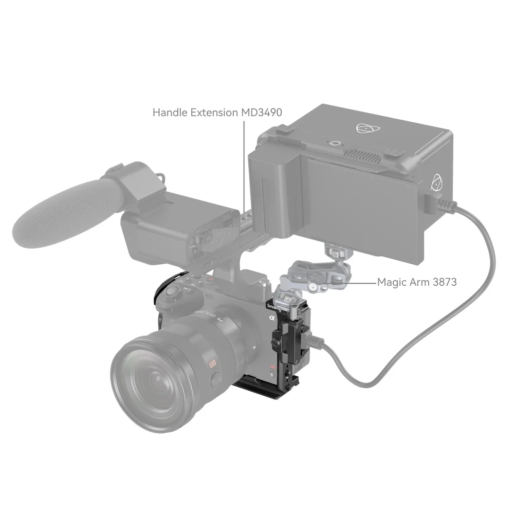 SmallRig ハンドヘルドカメラケージキットフルケージ保護 Sony